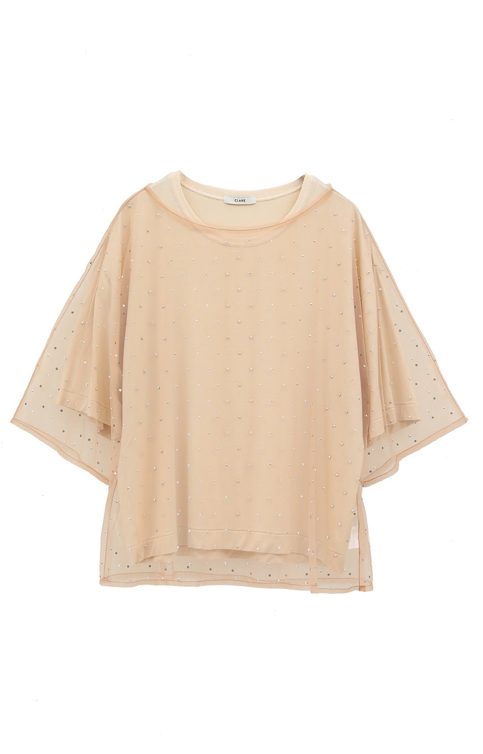 RHINESTONE SHEER TOPS｜TOPS(トップス)｜CLANE OFFICIAL ONLINE STORE