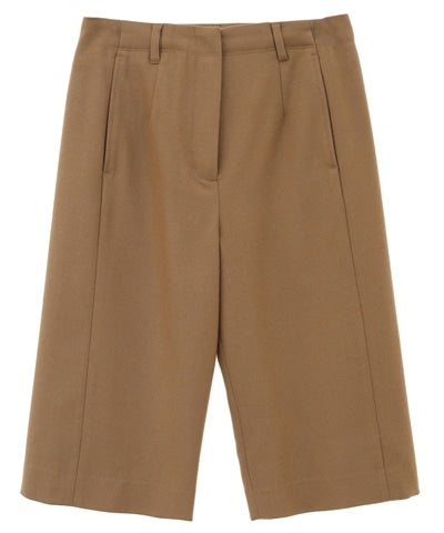 CLANE LOW WAIST TUCK SHORT PANTS ブラウン 1 LOW WAIST HALF PANTS｜SKIRT / PANTS(スカート/パンツ)｜CLANE
