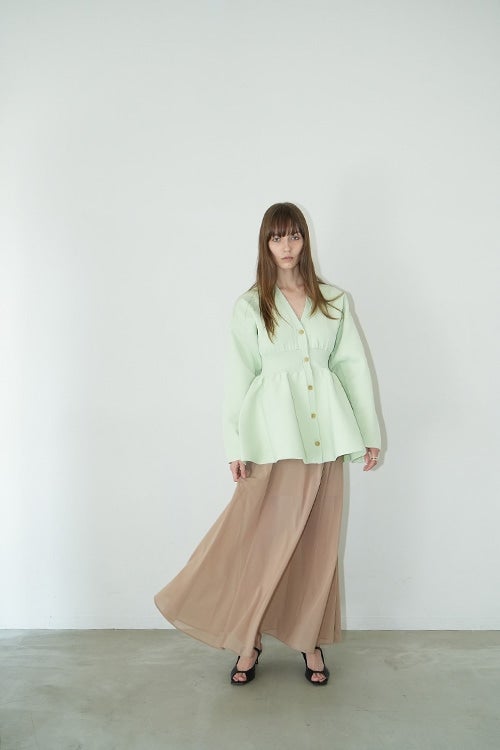 SHEER FLARE MERMAID SKIRT
