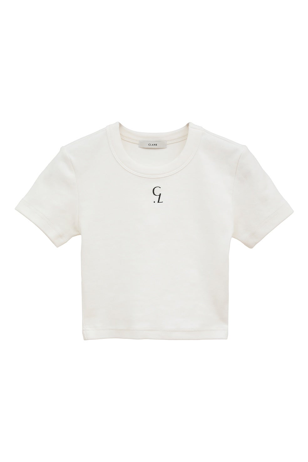 LOGO CROPPED TIGHT TEE｜TOPS(トップス)｜CLANE OFFICIAL ONLINE STORE