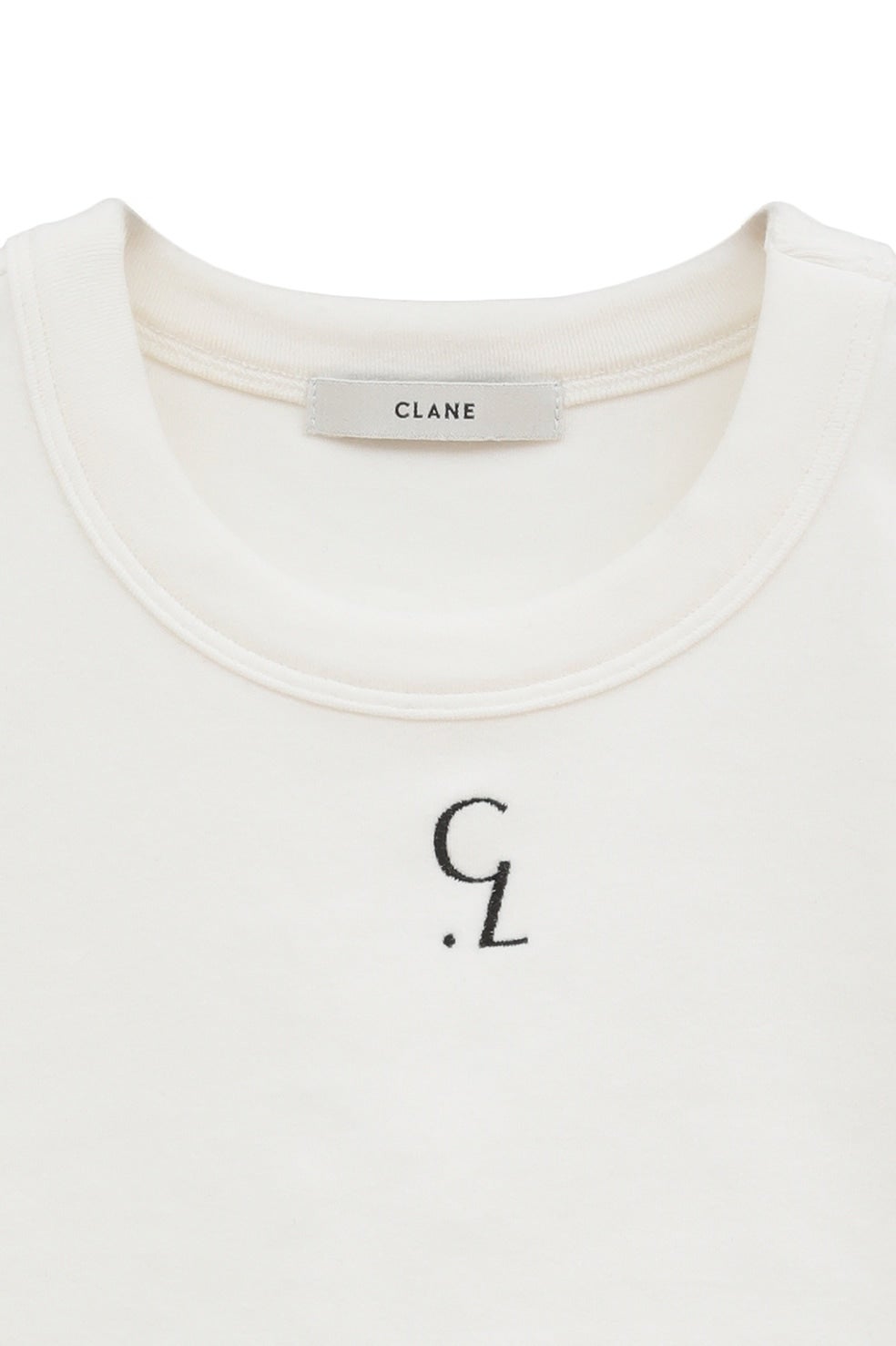 LOGO CROPPED TIGHT TEE｜TOPS(トップス)｜CLANE OFFICIAL ONLINE STORE
