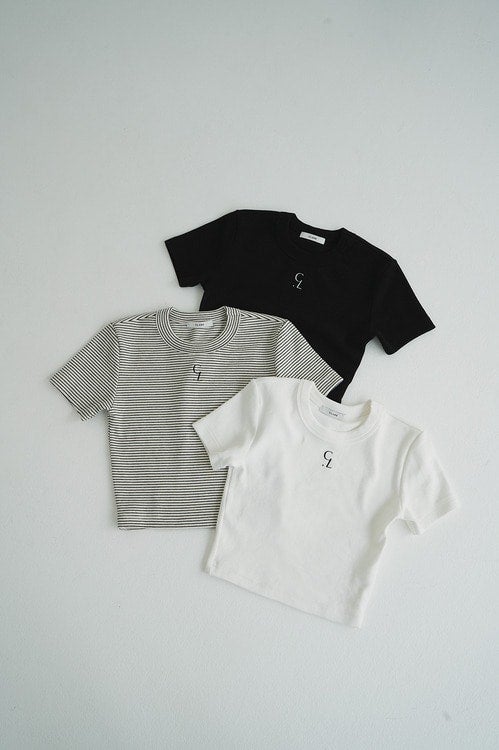 LOGO CROPPED TIGHT TEE