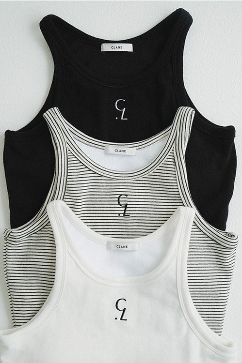 LOGO SLIM TANK TOPS