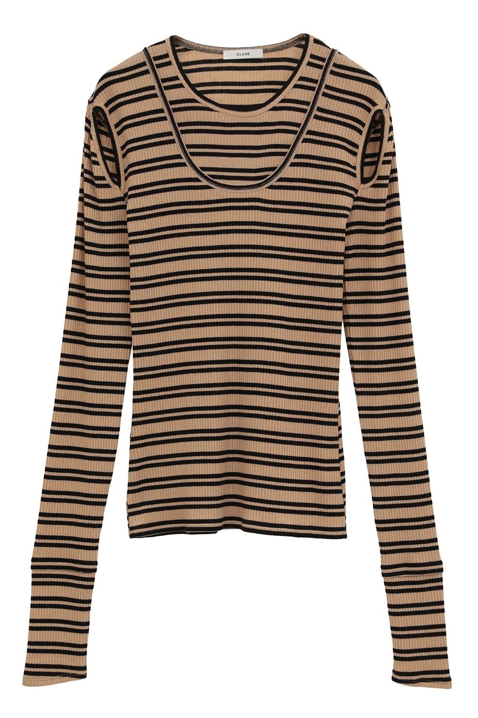 トップス CLANE LAYERED SHOULDER CUT TOPS｜TOPS(トップス)｜CLANE OFFICIAL ONLINE STORE