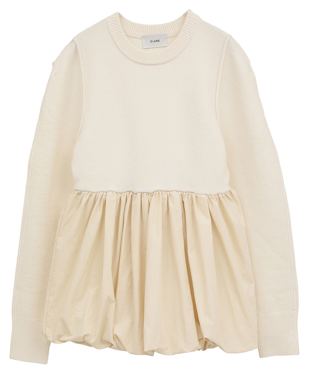 DOCKING POWERSHOULDER KNIT TOPS