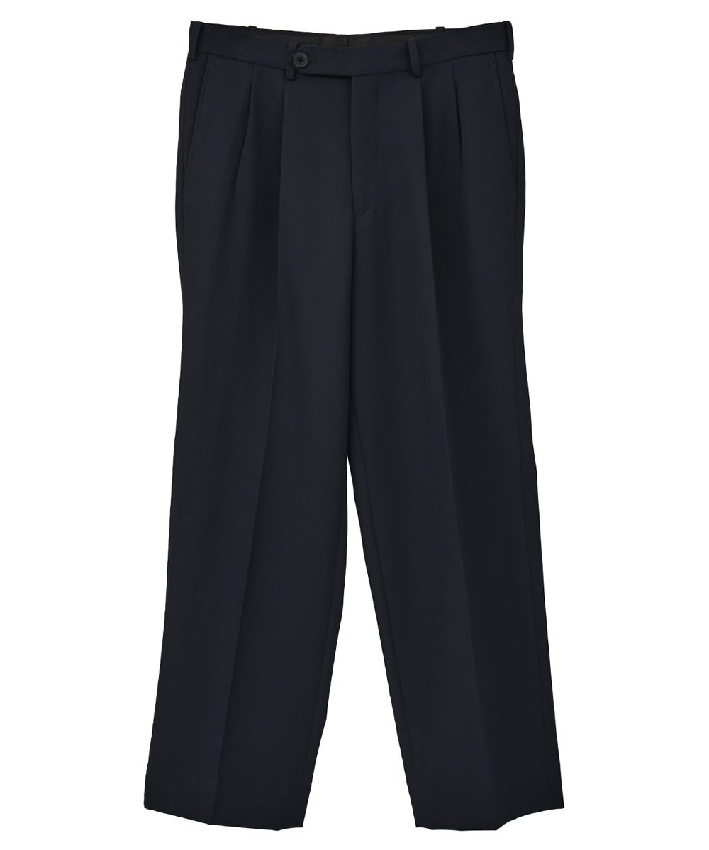 CLANE&times;KEIJI KANEKO WOOL SERGE TROUSERS