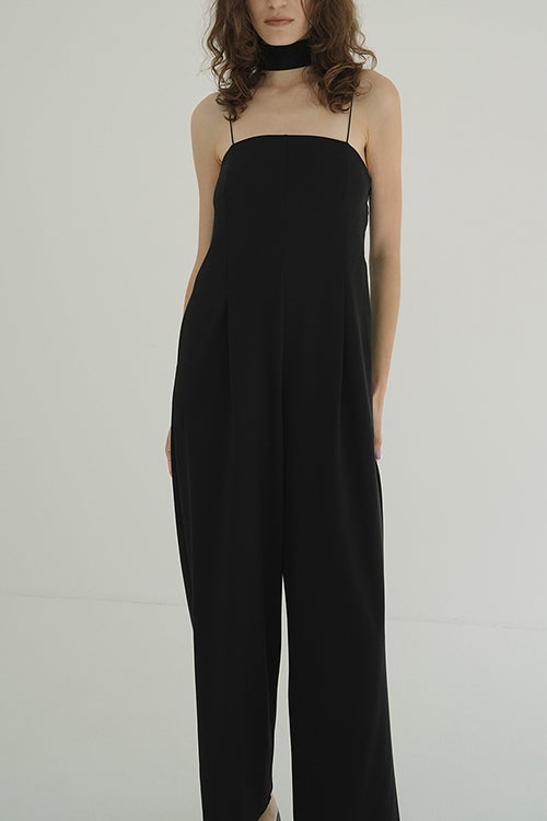 STRAP JERSEY BARE JUMPSUITS
