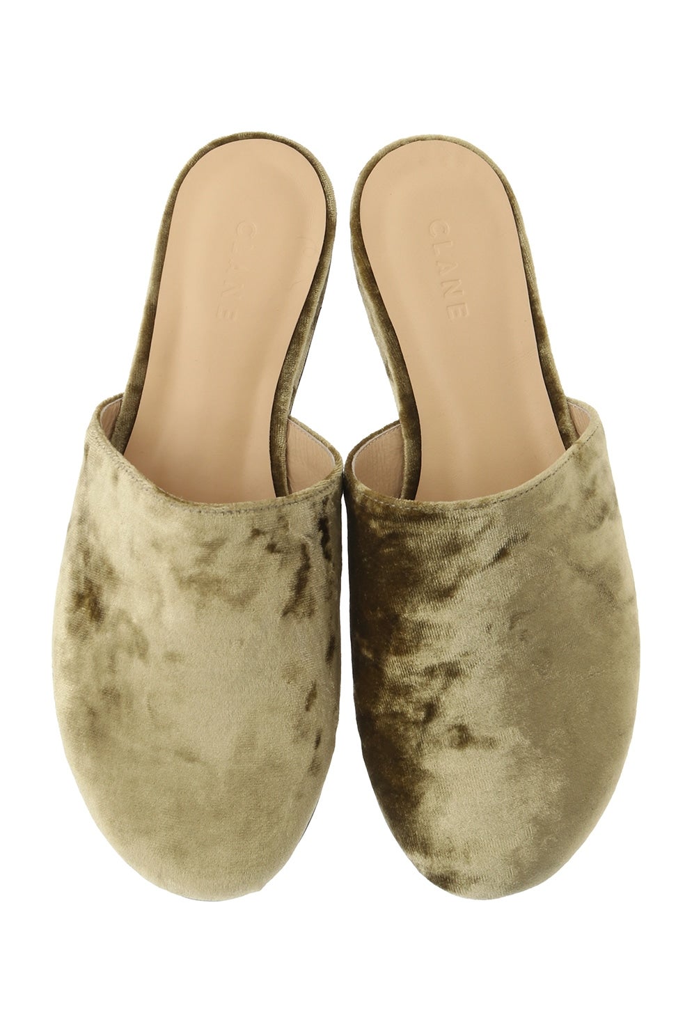 VELOUR FLAT MULES｜BAG / SHOES(バッグ/シューズ)｜CLANE OFFICIAL