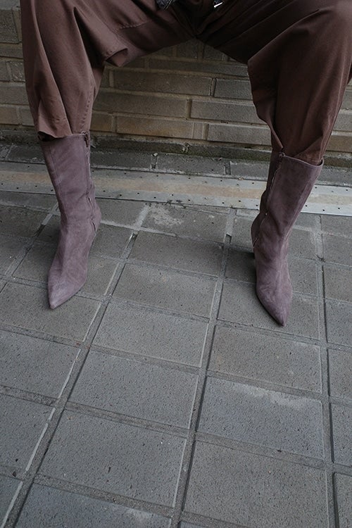 SLIM SUEDE BOOTS