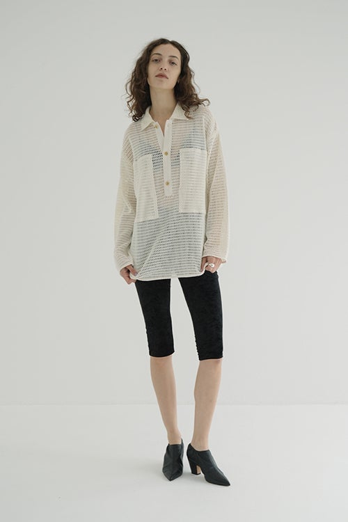 MESH POCKET OVER SHIRTS