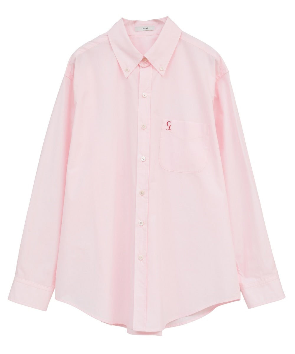 LOGO BUTTON-DOWN BASIC SHIRTS｜TOPS(トップス)｜CLANE OFFICIAL