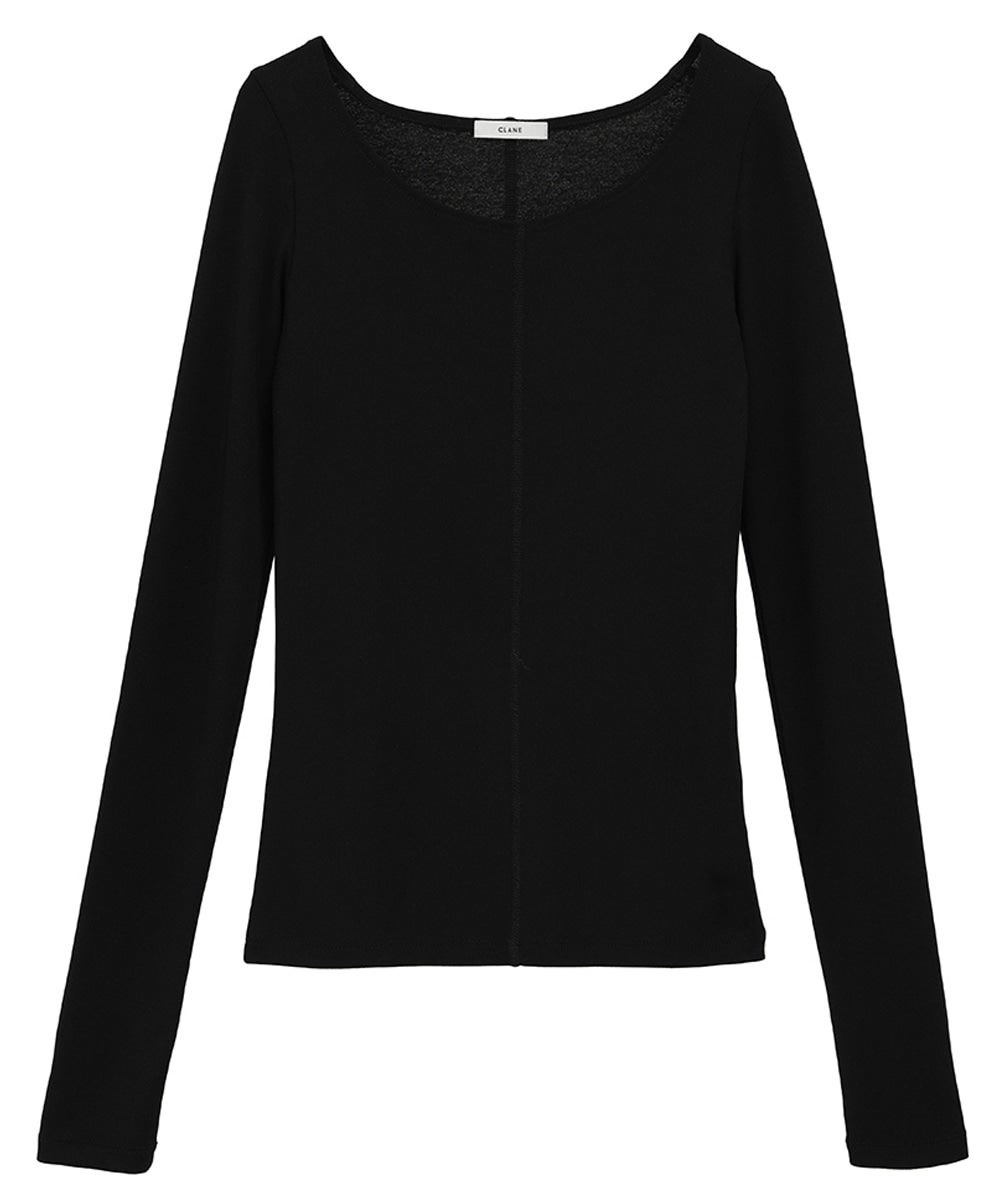 DEEP NECK LADY TOPS