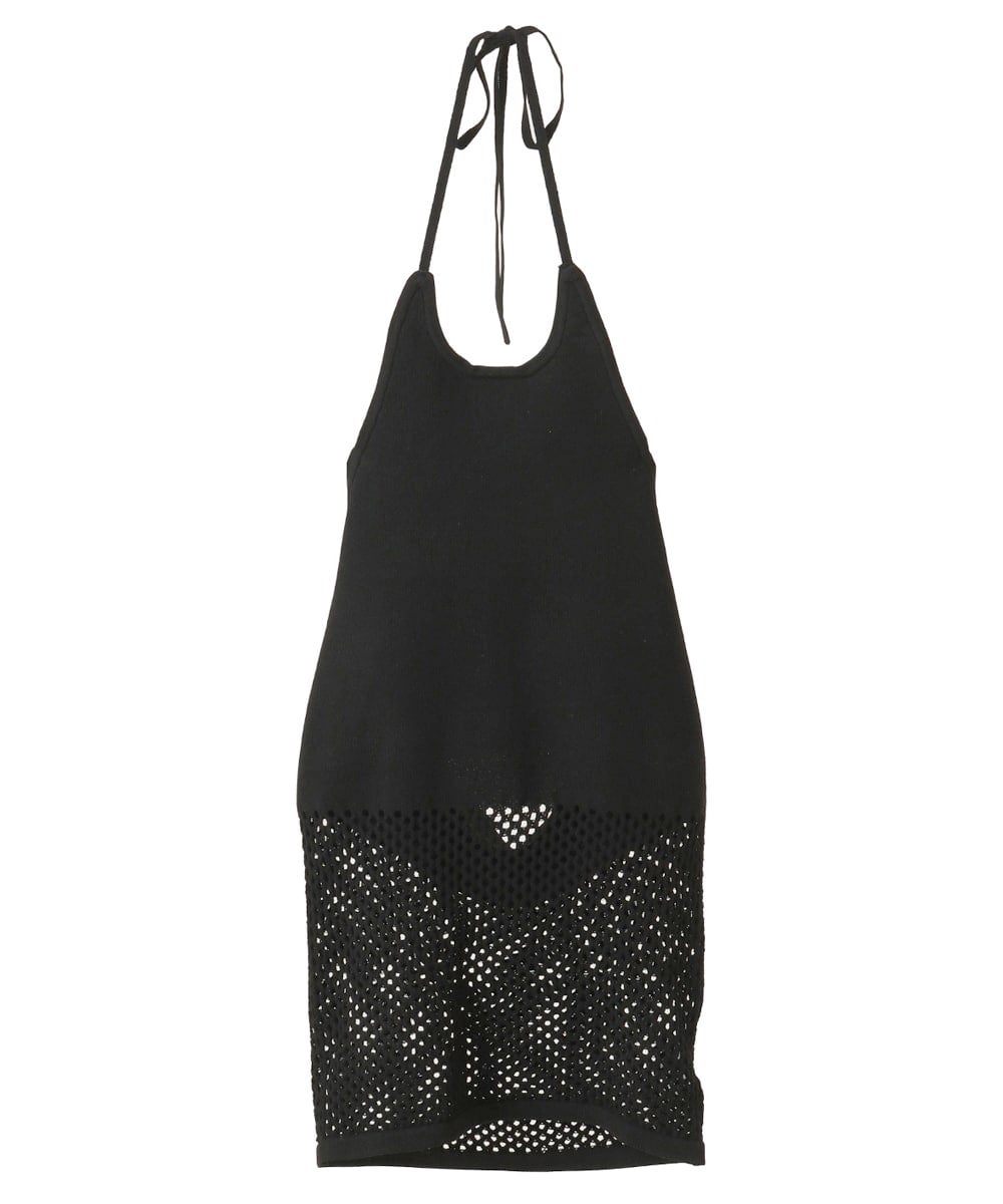 GEOMETRIC HOLE KNIT TOPS