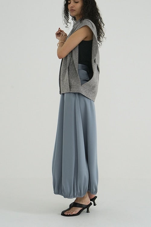 SATIN BALLOON SKIRT