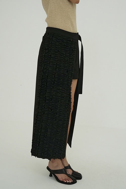 FRILL WRAP SKIRT