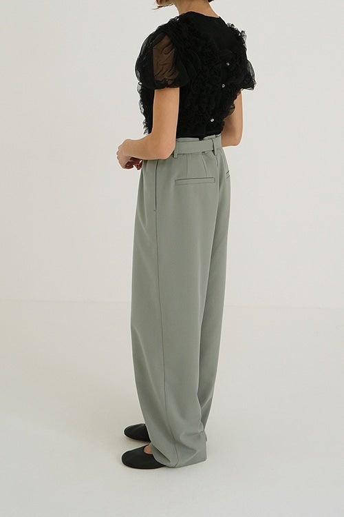 WAIST BELT DAD PANTS