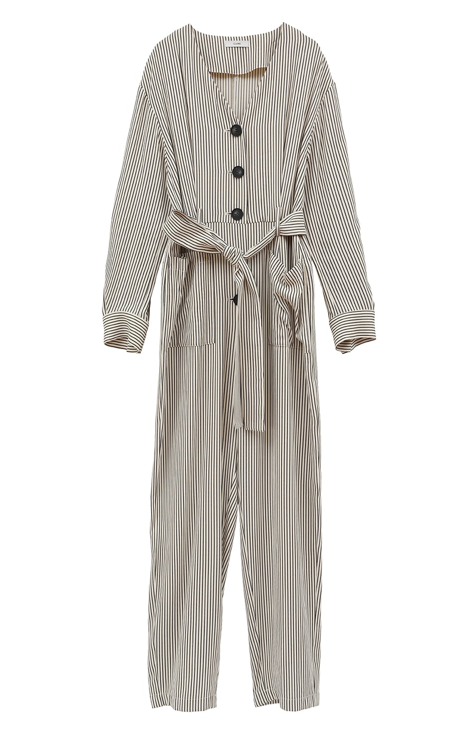 STRIPE BIG BUTTON ALL IN ONE｜DRESS(ドレス)｜CLANE OFFICIAL ONLINE