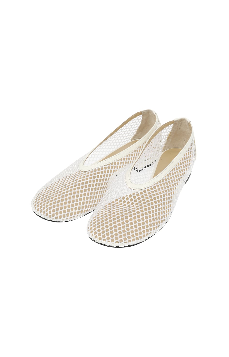 MESH OBLIQUE TOE FLAT SHOES｜BAG / SHOES(バッグ/シューズ)｜CLANE