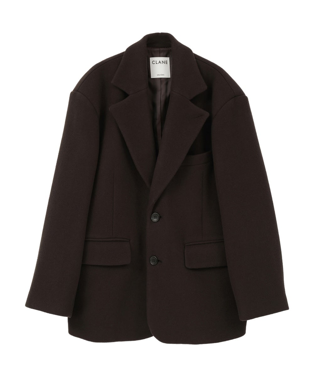 KIM YOU JUNG&times;CLANE OVER SHOULDER TAILORED JACKET