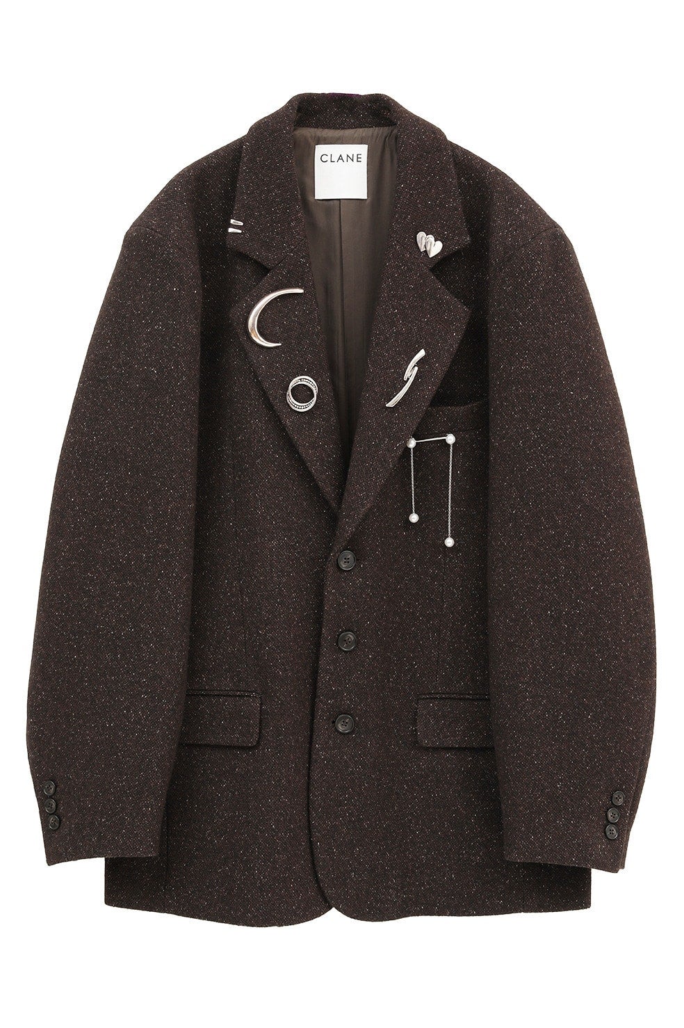 ROUND SLEEVE BROOCH JACKET｜OUTER(アウター)｜CLANE OFFICIAL ONLINE