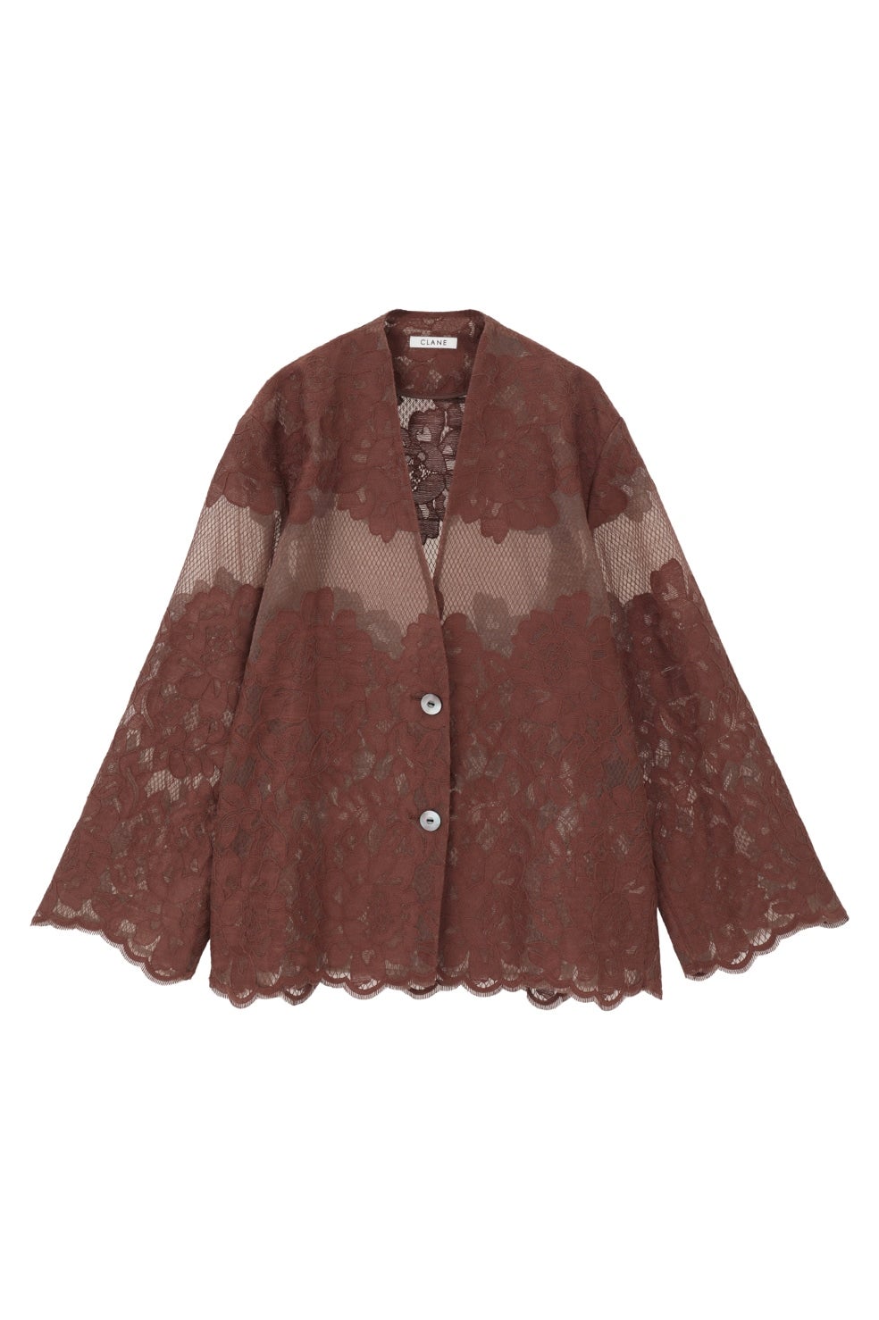 ジャケット・アウター CLANE FLOWER LACE WIDE SHIRT JACKET FLOWER LACE WIDE SHIRT JACKET｜OUTER(アウター)｜CLANE OFFICIAL