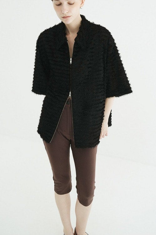 FEATHER H/S OVER ZIP SHIRT