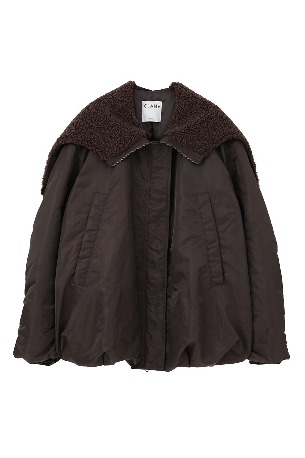 KIM YOU JUNG×CLANE BALLOON DESIGN HOODED N3B｜OUTER(アウター