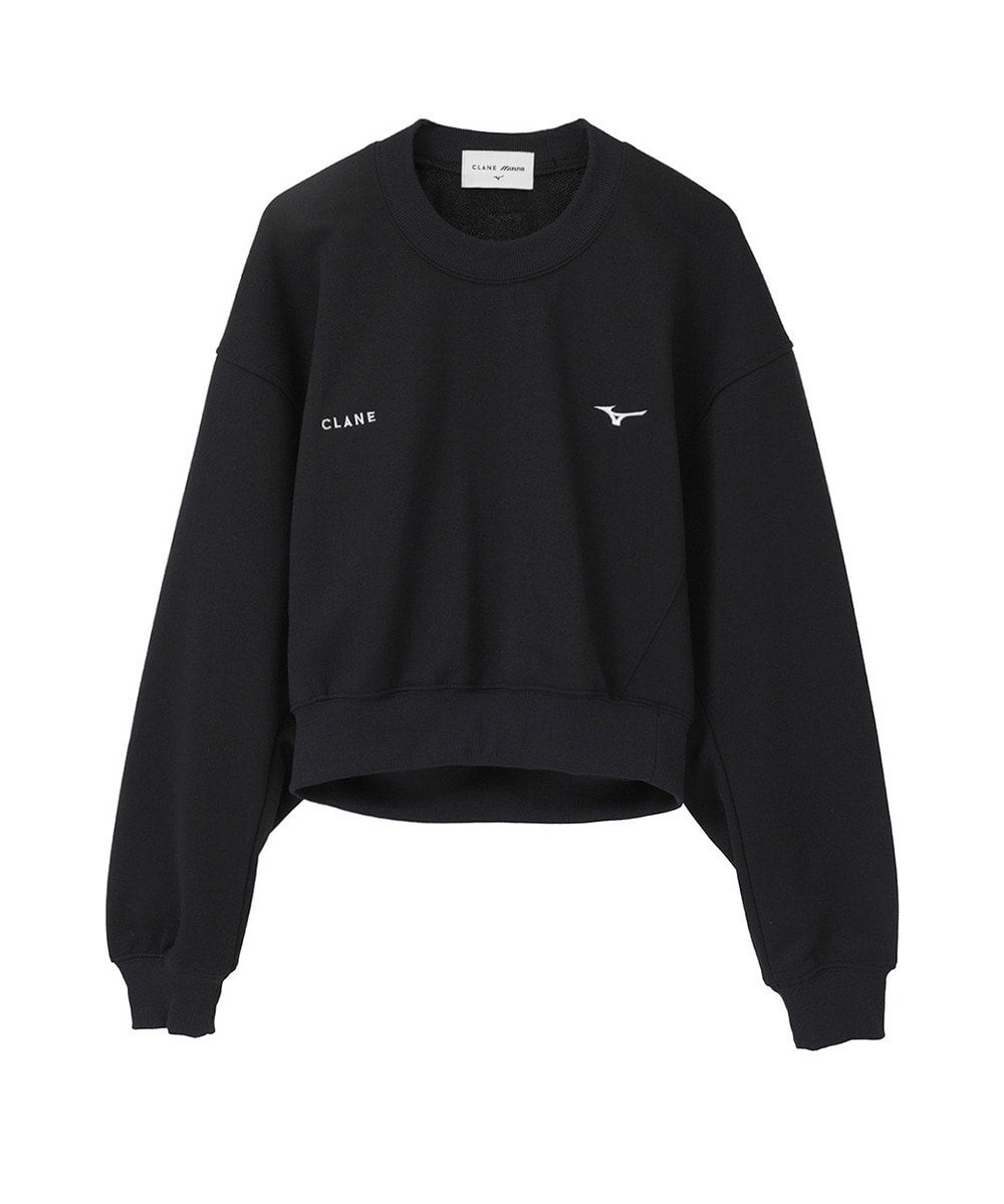 CLANE&times;MIZUNO SHORT SWEATSHIRT
