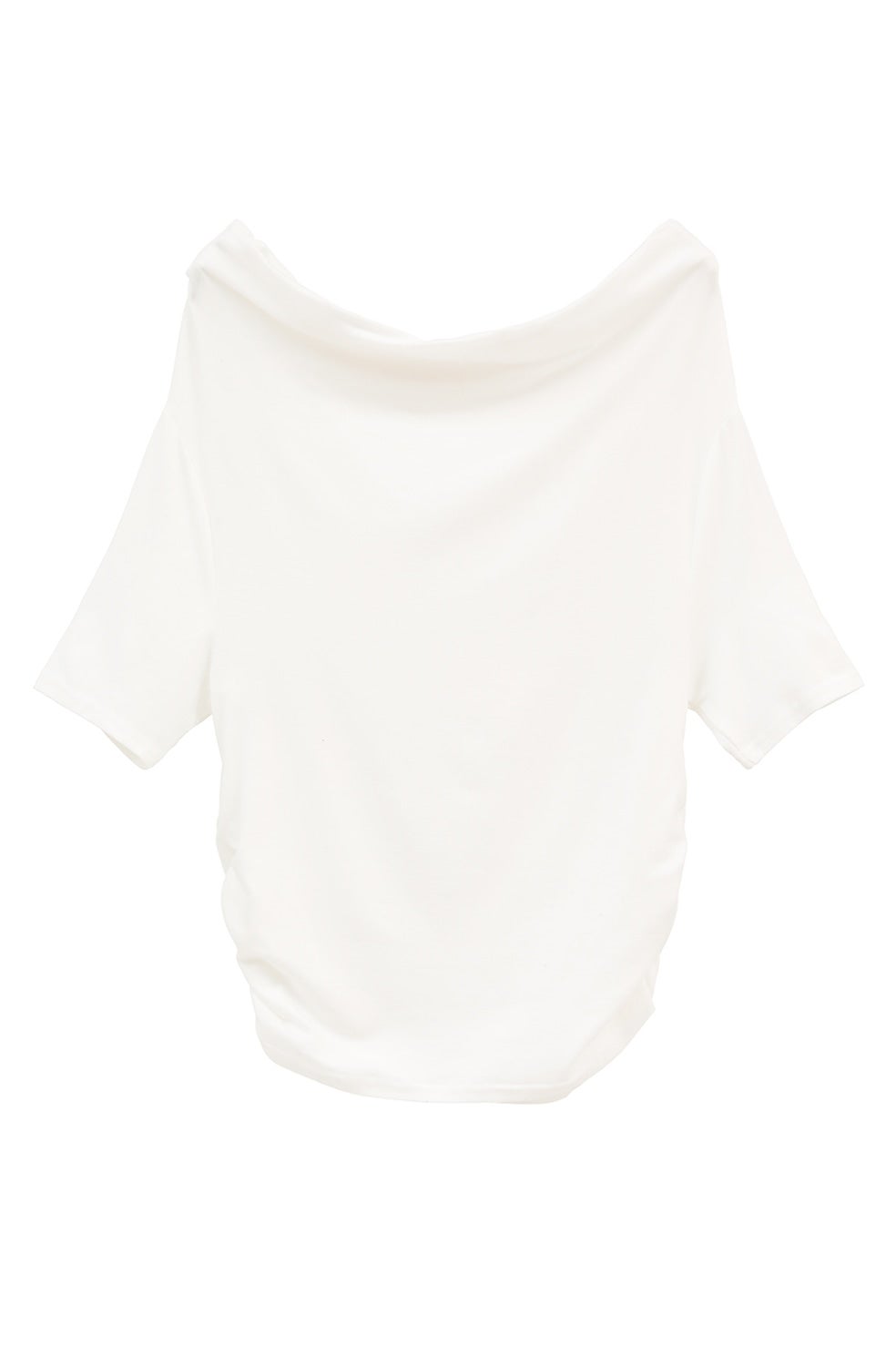 DRAPED OFF SHOULDER H/S TOPS｜TOPS(トップス)｜CLANE OFFICIAL