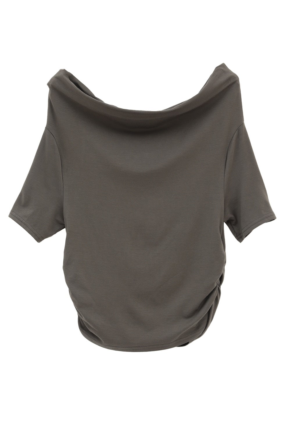 DRAPED OFF SHOULDER H/S TOPS｜TOPS(トップス)｜CLANE OFFICIAL