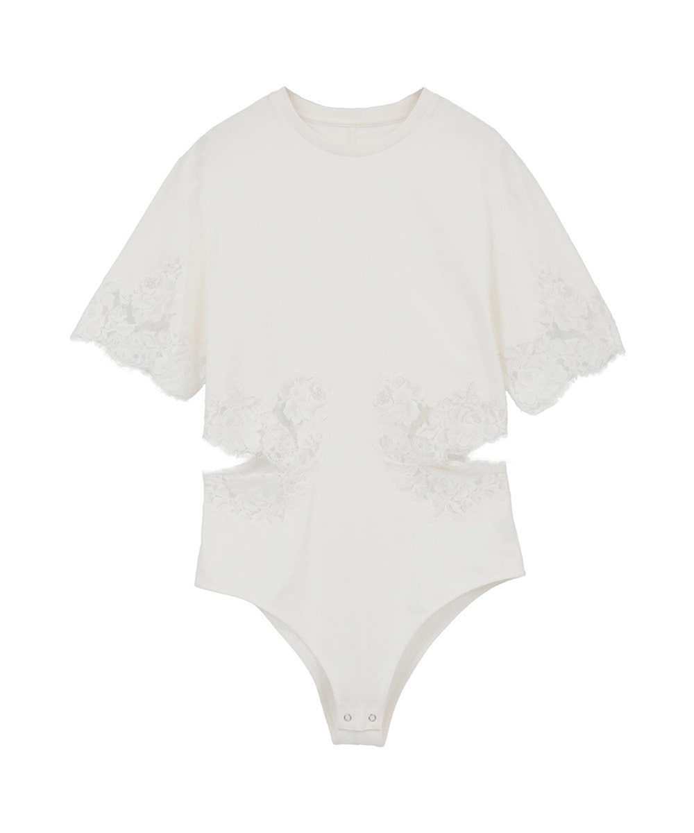 SIDE LACE CUT OUT BODYSUITS