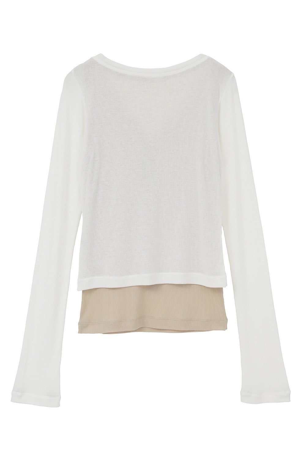 CURVED NECK LAYERED SET TOPS｜TOPS(トップス)｜CLANE OFFICIAL