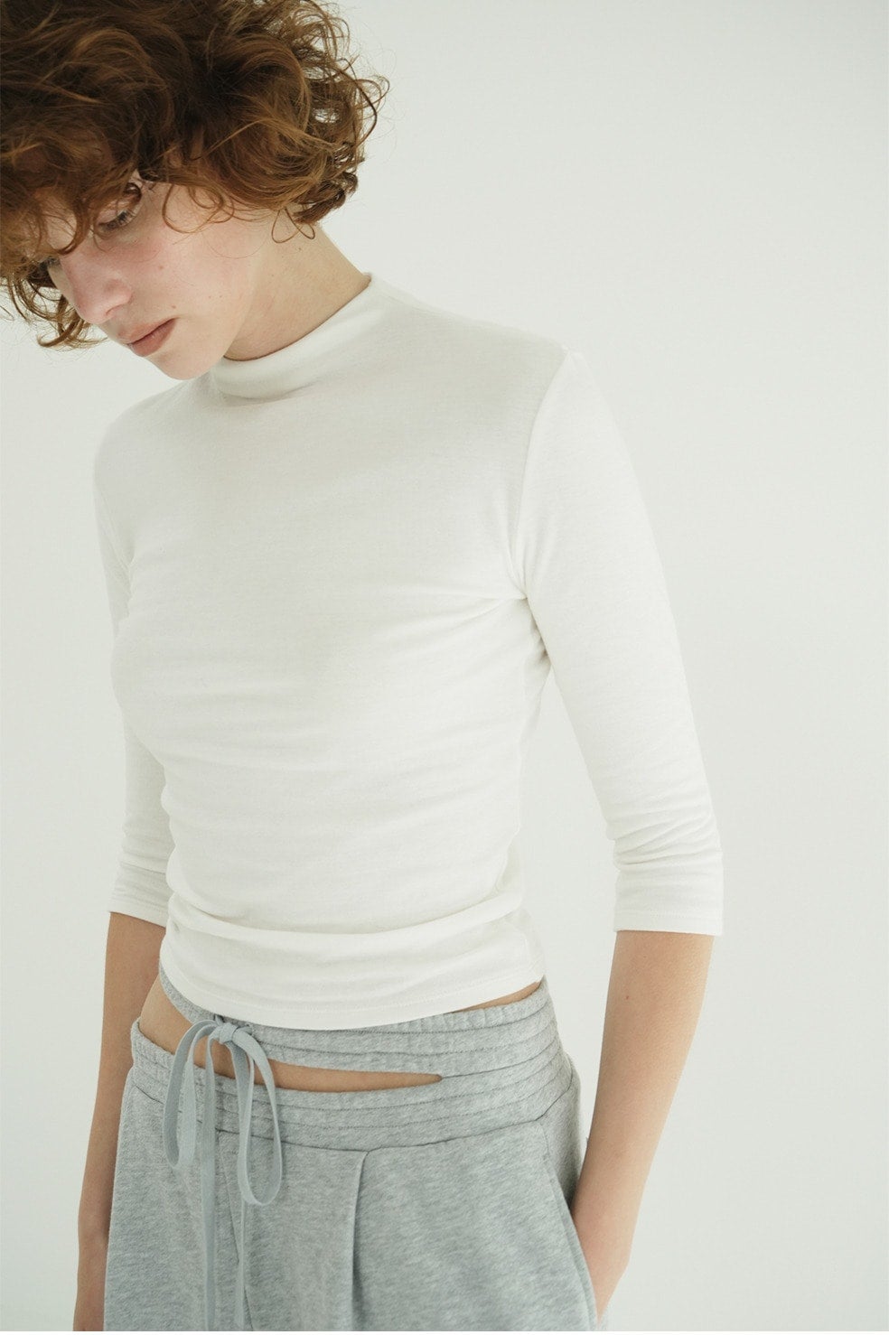 MOCK NECK MID SLEEVE TOPS｜TOPS(トップス)｜CLANE OFFICIAL ONLINE STORE