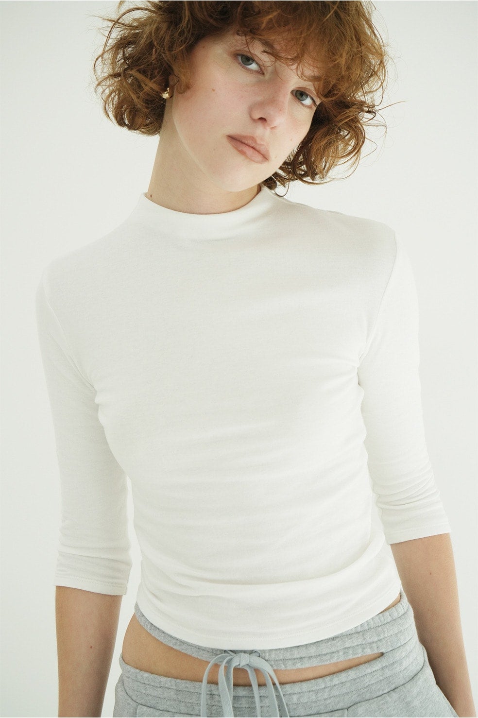 MOCK NECK MID SLEEVE TOPS｜TOPS(トップス)｜CLANE OFFICIAL ONLINE STORE