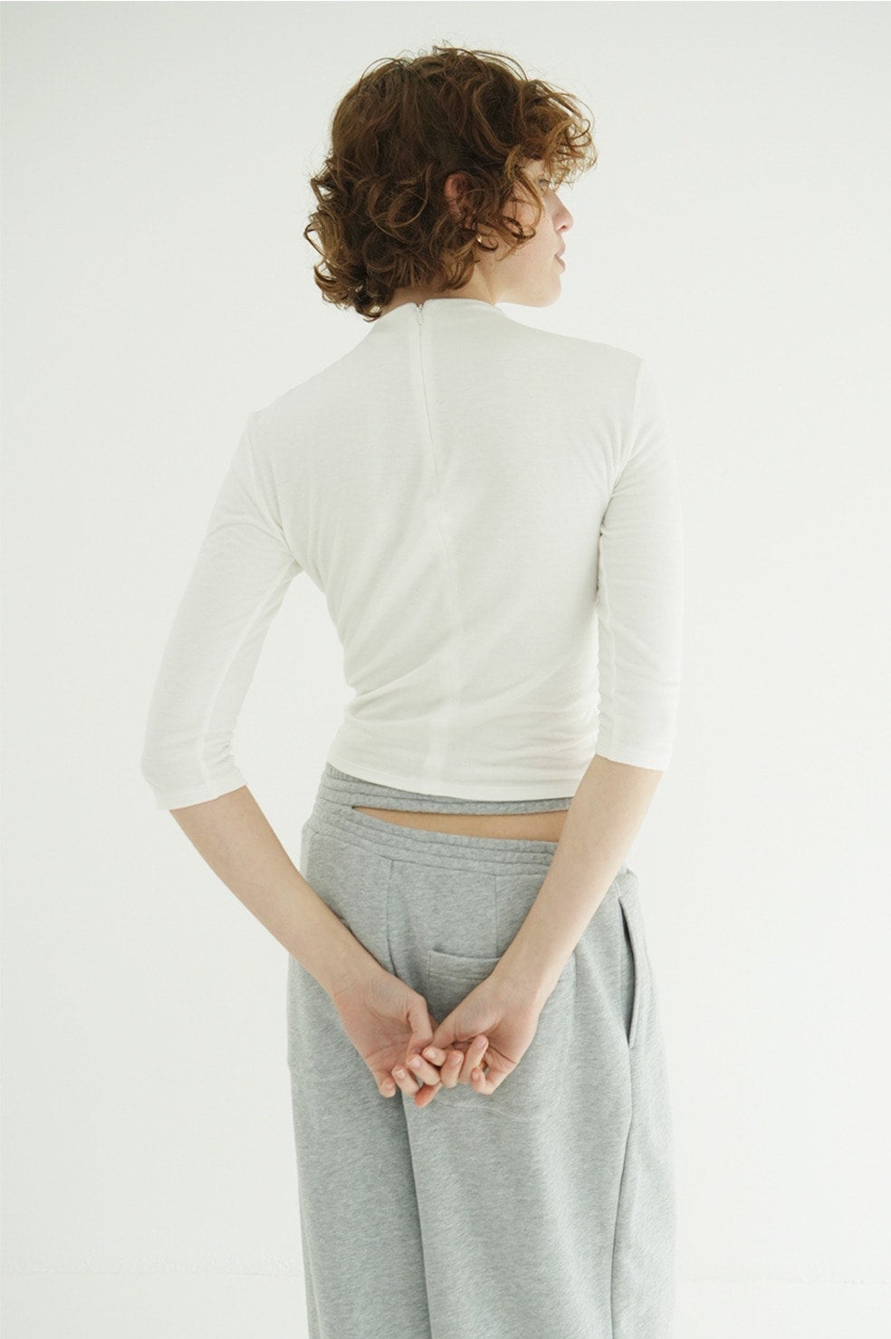 MOCK NECK MID SLEEVE TOPS｜TOPS(トップス)｜CLANE OFFICIAL ONLINE STORE
