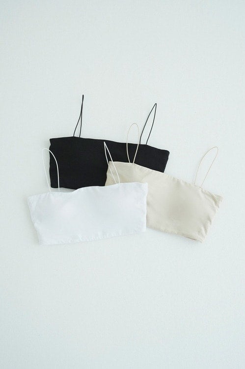 THIN CORD BANDEAU BRA TOPS