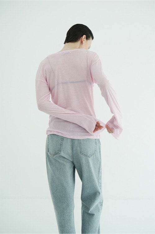 SHEER LOOSE CUT TOPS