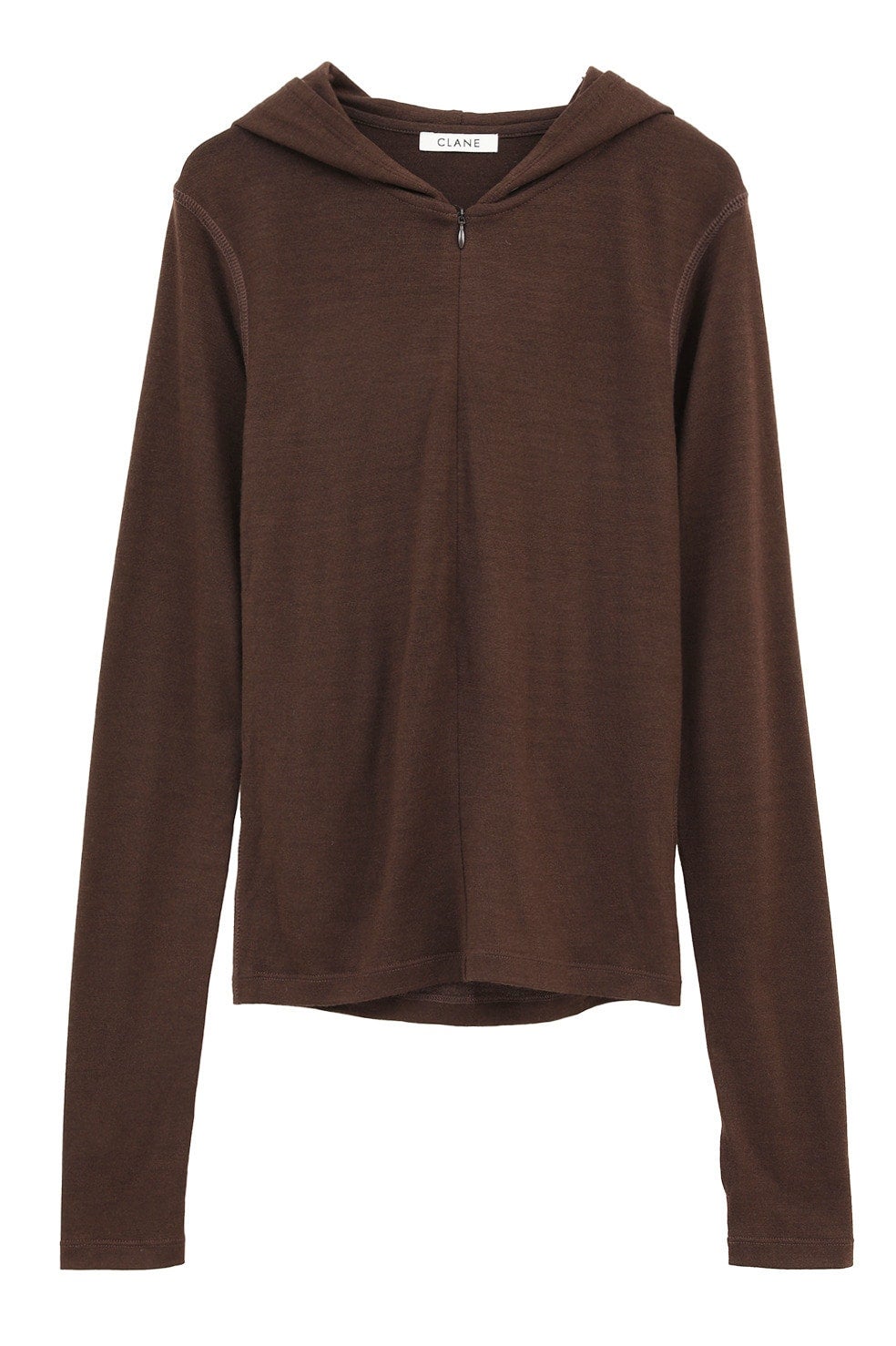 HALF ZIP WOOL HOODED TOPS｜TOPS(トップス)｜CLANE OFFICIAL ONLINE STORE