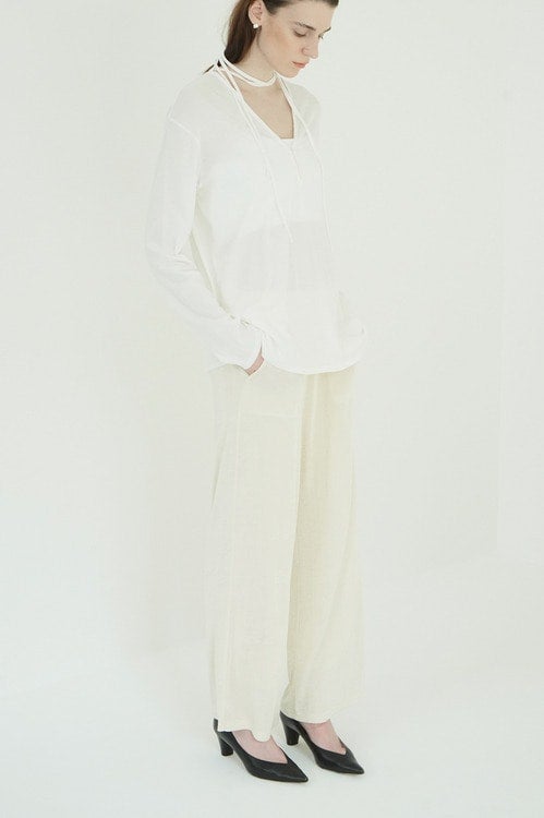 DRAWSTRING LOOSE CUT TOPS