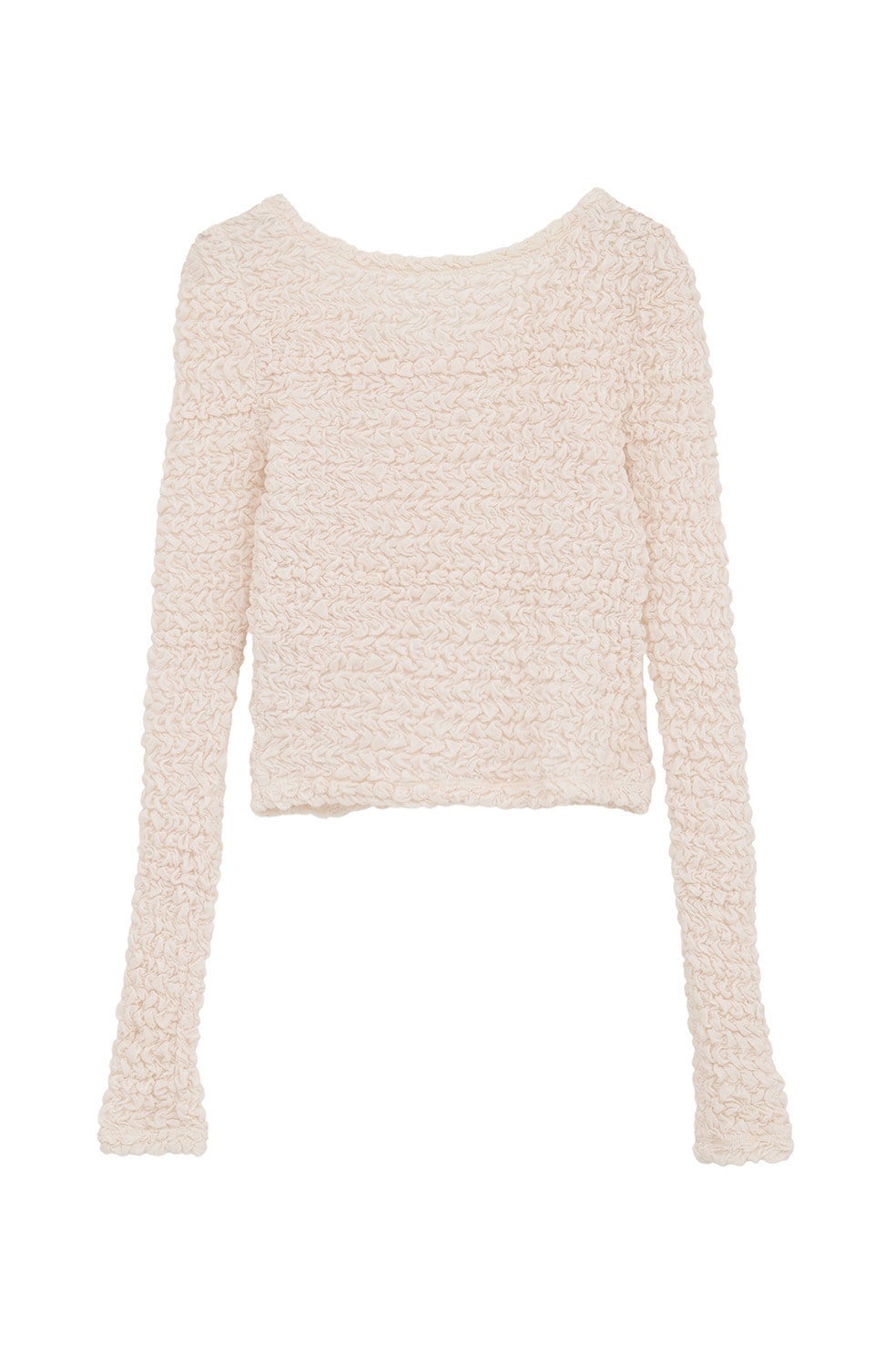 CLANE W FACE SHIRRING TOPS ホワイト　サイズ1 W FACE SOFT SHIRRING CARDIGAN｜TOPS(トップス)｜CLANE OFFICIAL