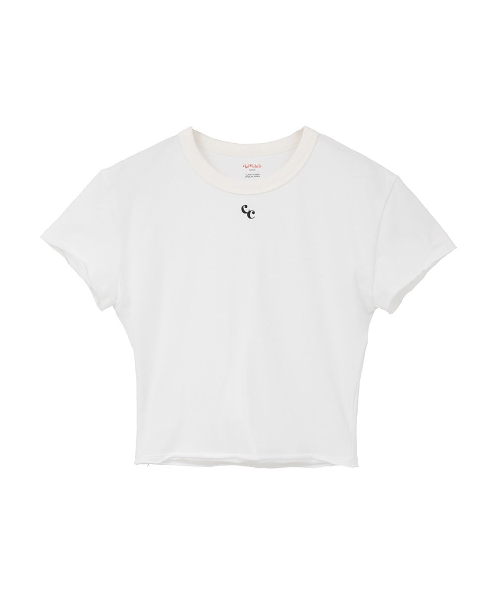 KYOKA&times;cc COMPACT CROPPED TEE