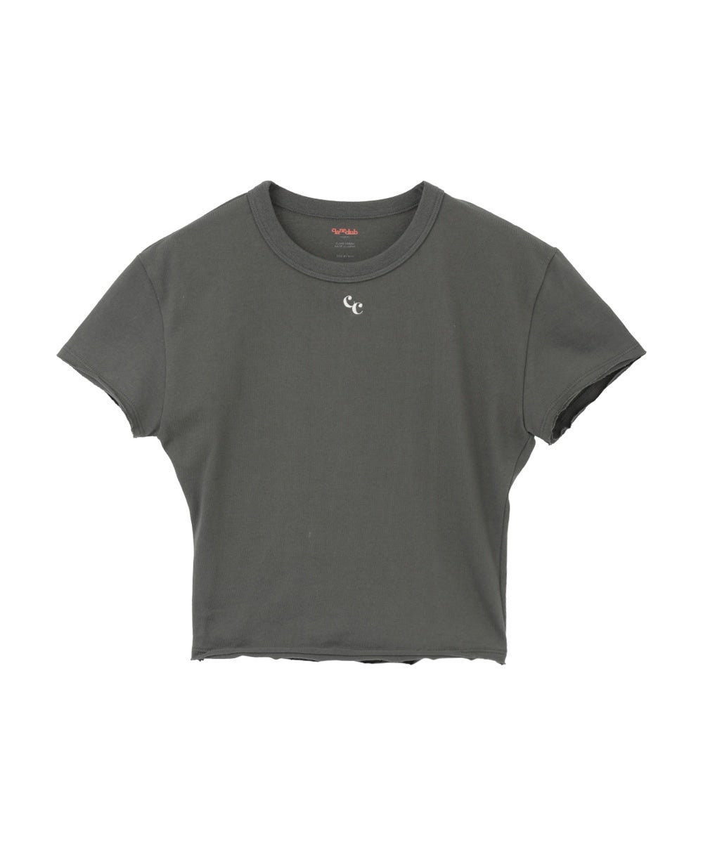 KYOKA&times;cc COMPACT CROPPED TEE