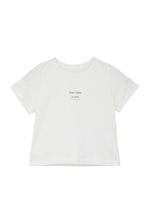 KIM YOU JUNG×CLANE GRAPHIC TIGHT TEE