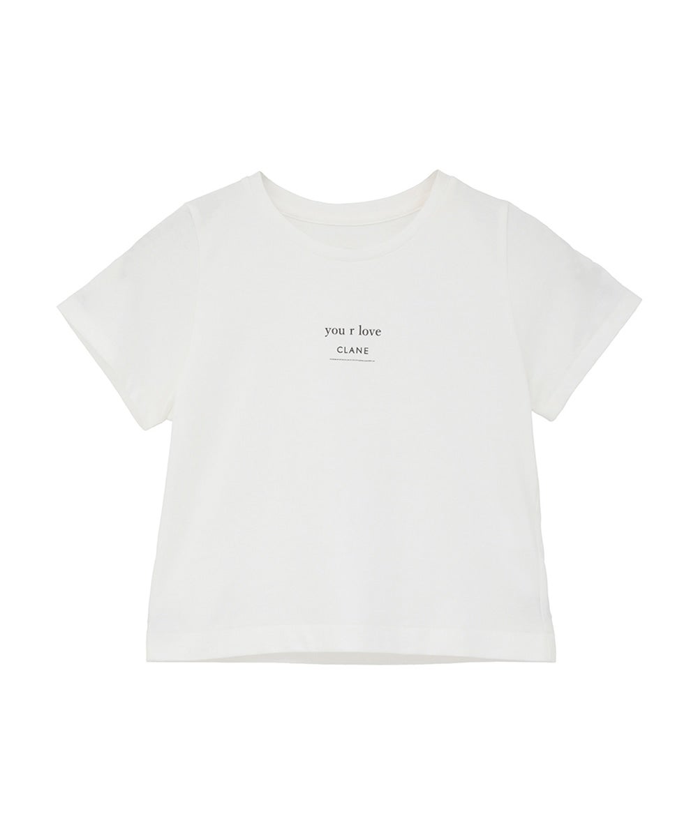 KIM YOU JUNG&times;CLANE GRAPHIC TIGHT TEE