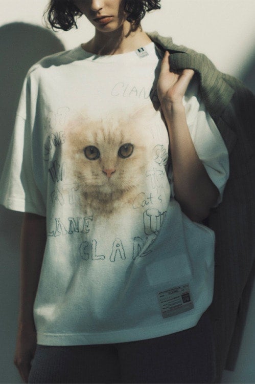 CLANE×Maison MIHARA YASUHIRO CAT TEE