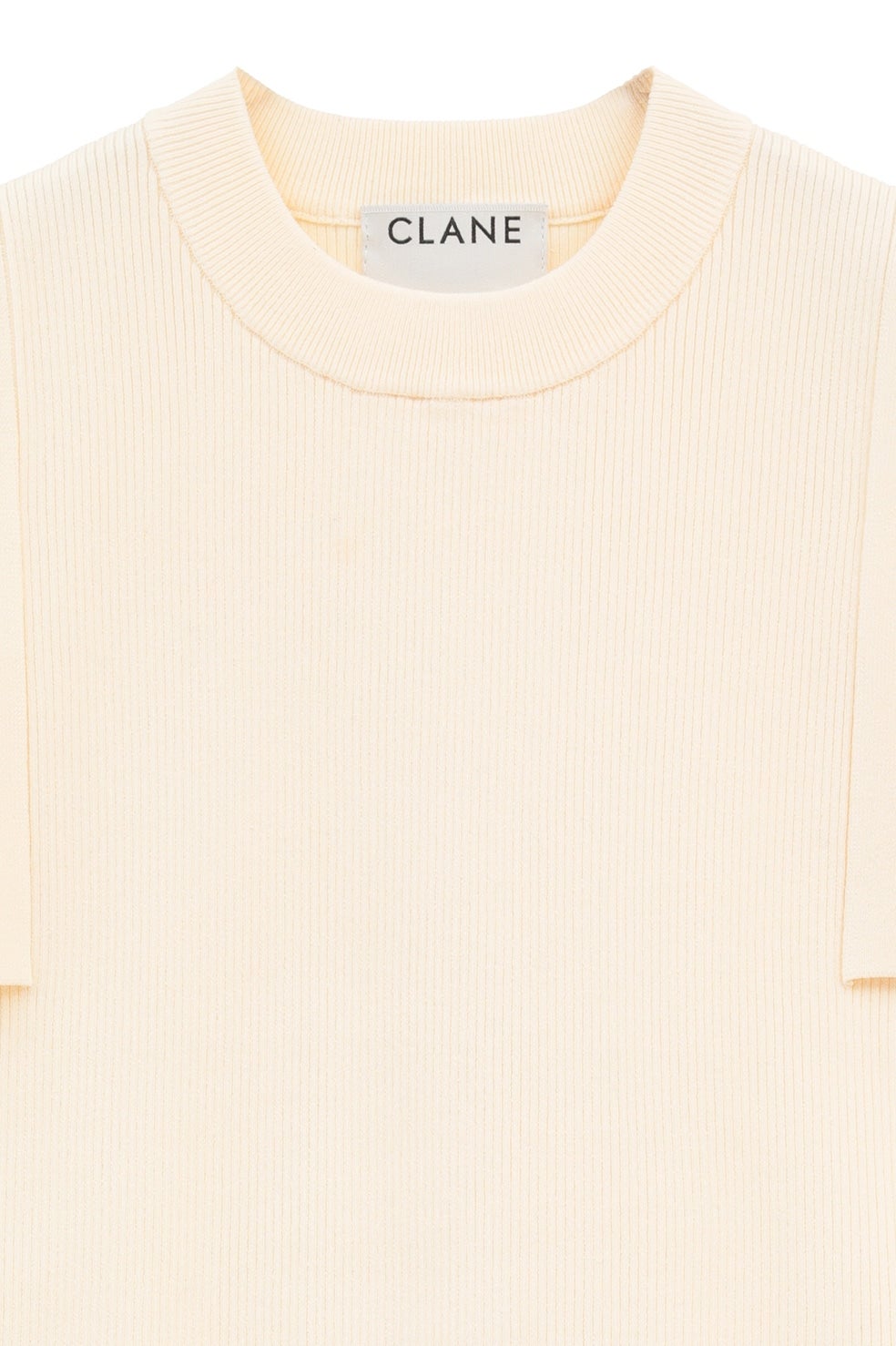 CLANE 新品タグ付き N/S KNIT TOPS アイボリー サイズ2 CLANE 新品タグ付き N/S KNIT TOPS アイボリー サイズ2 SQUARE SLEEVE