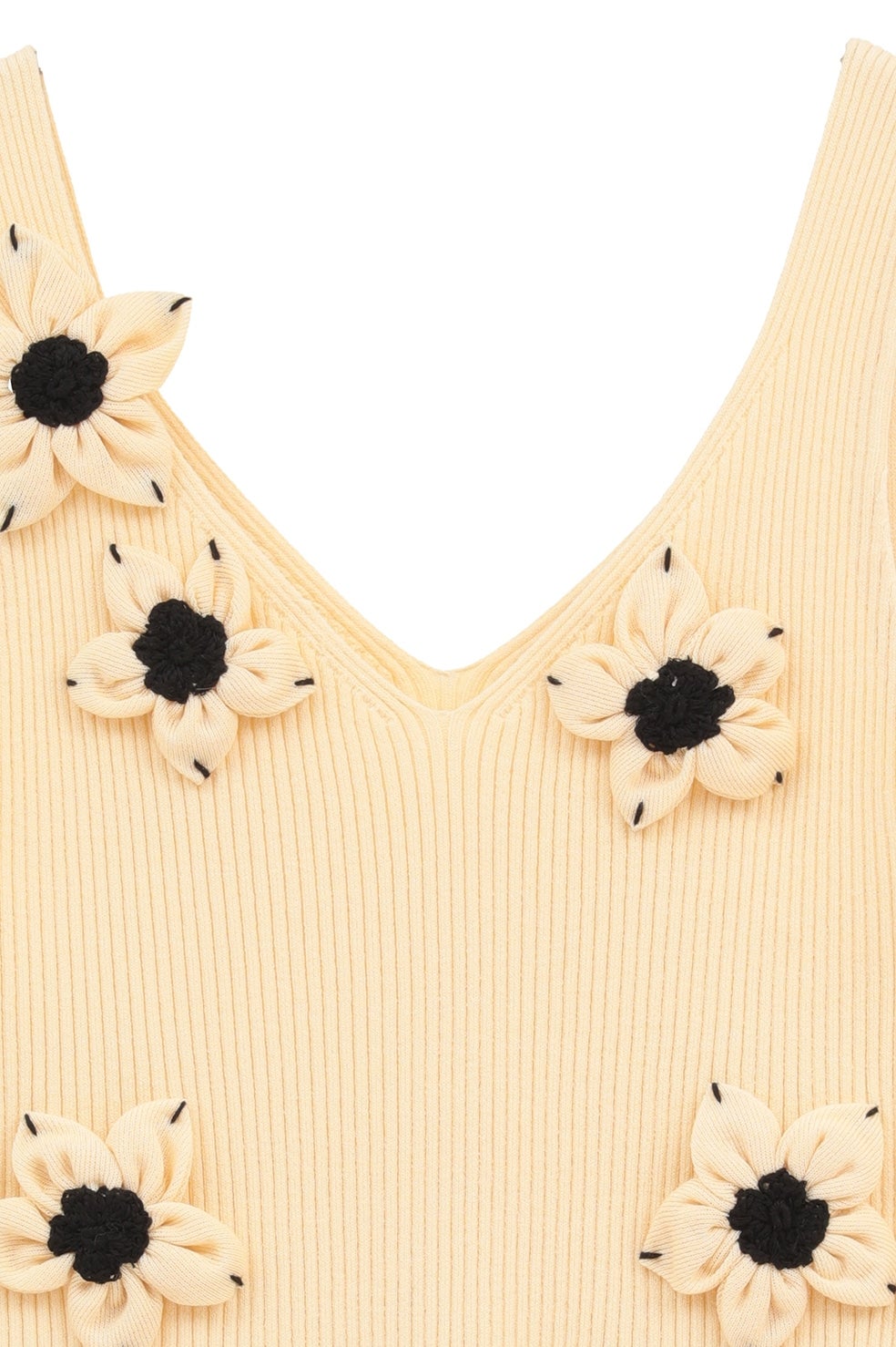 FLOWER MOTIF CAMI KNIT TOPS｜TOPS(トップス)｜CLANE OFFICIAL ONLINE
