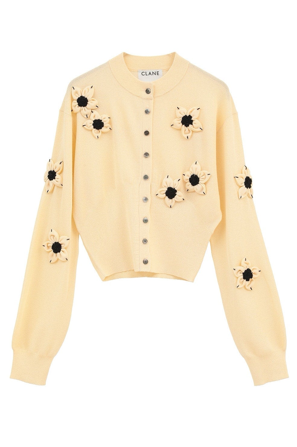 FLOWER MOTIF KNIT CARDIGAN｜TOPS(トップス)｜CLANE OFFICIAL ONLINE