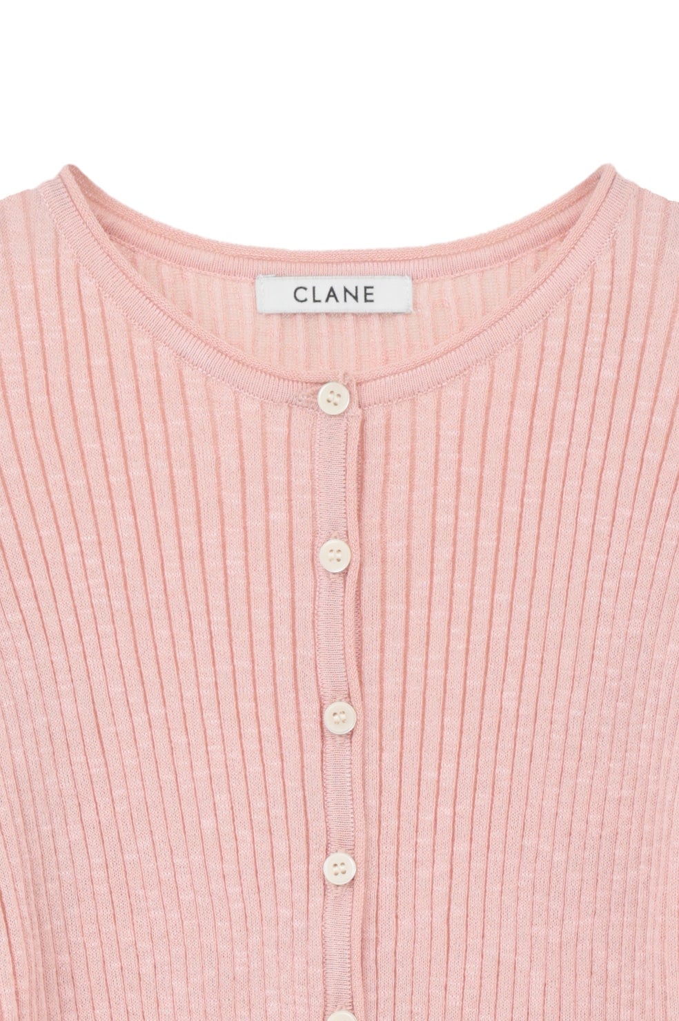 CONTRAST TRIM SHEER KNIT CARDIGAN｜TOPS(トップス)｜CLANE OFFICIAL