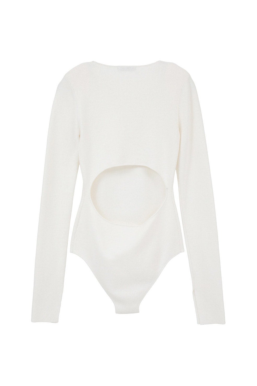 BACK ROUND CUT OUT KNIT BODYSUITS｜TOPS(トップス)｜CLANE OFFICIAL